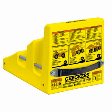 Light Weight Wheel Chock Yellow - Model MC3012